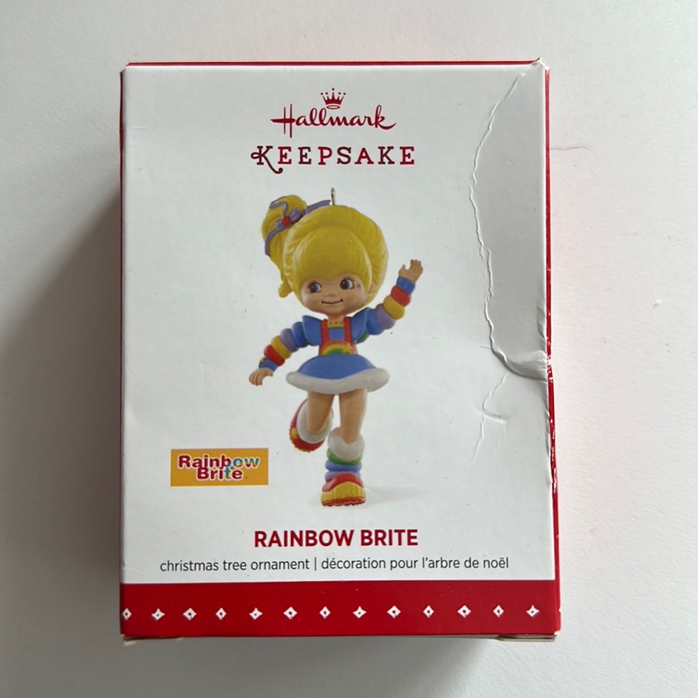 Rainbow Bright Christmas Tree Ornament - 2015 never opened - minor box damage